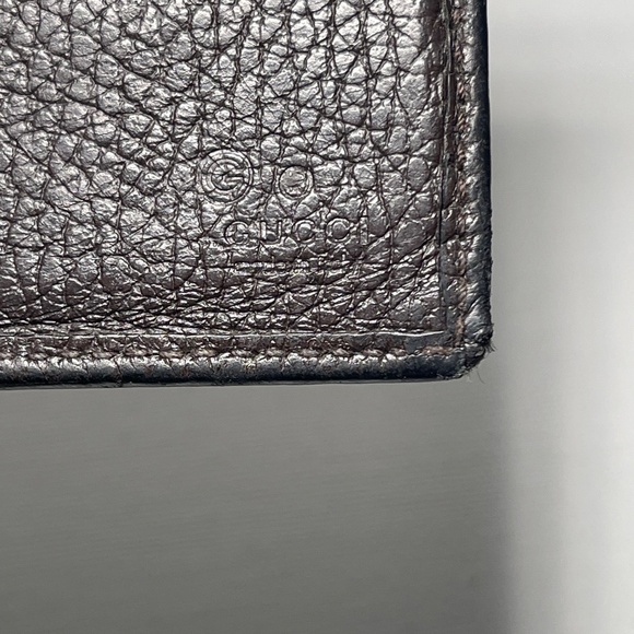 Gucci Brown Leather Wallet Bi-Fold Mens Wallet - Picture 13 of 17